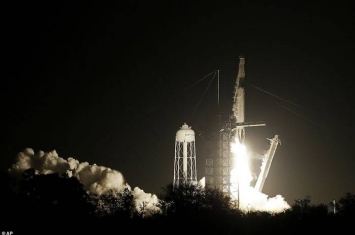 SpaceX在YouTube上对载有龙飞船的猎鹰9号运载火箭的发射进行了直播