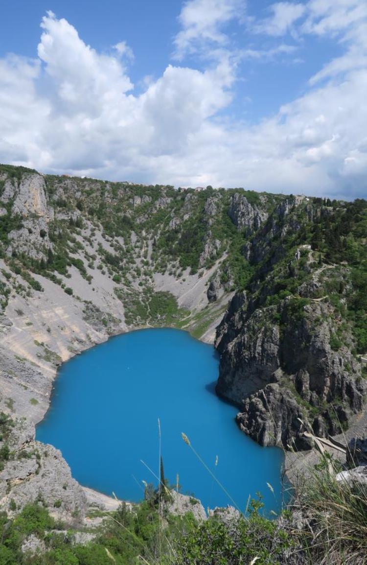 克罗地亚蓝湖神秘图案,瑞士蓝湖