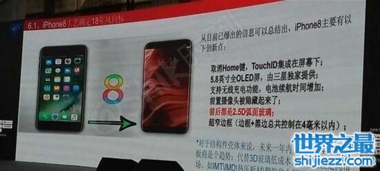 iphone8什么时候上市，9月发布会(全面屏新功能)