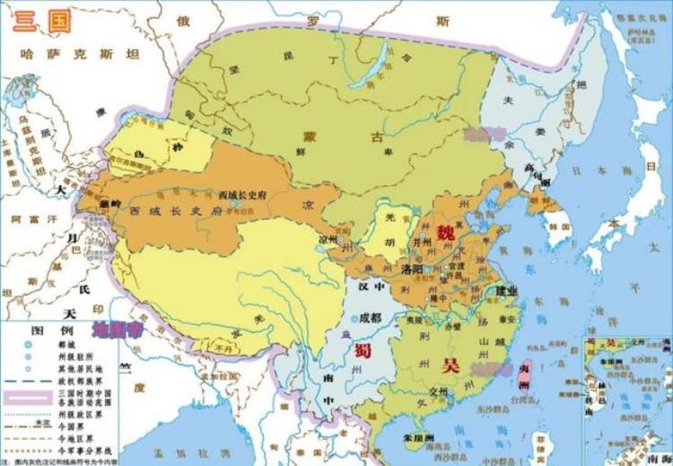 给我看看三国时期的地图,三国的15张地图