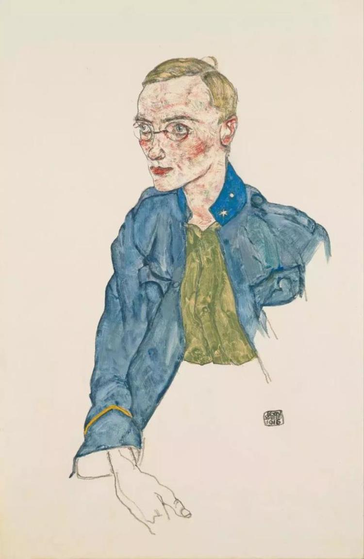 埃贡席勒的画,埃贡·席勒最著名的画